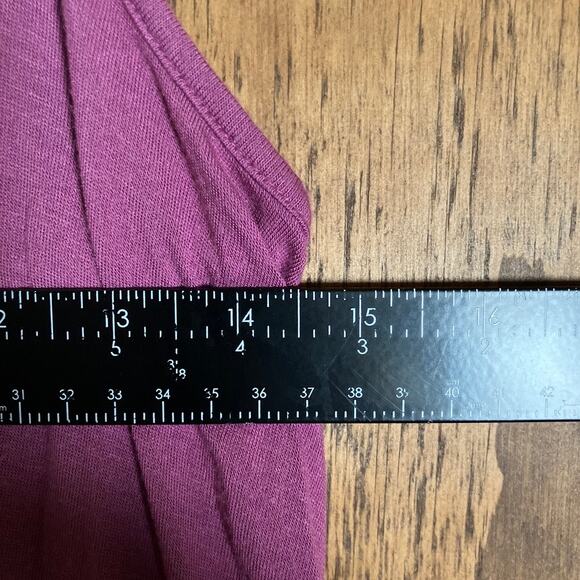 Express One Eleven Womens Blouse Purple V Neck Strappy Tank Top Stretch Medium - Picture 6 of 10